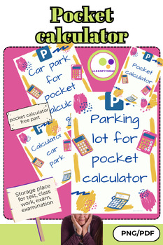 Preview of Mathematics | Parking lot for pocket calculators
