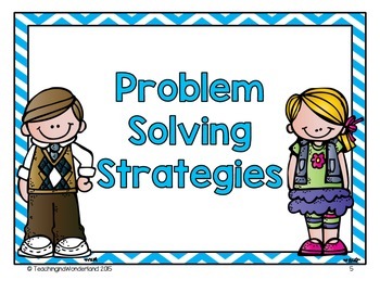 problem solving math poster