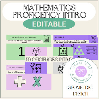 Preview of Mathematics Proficiencies Introduction