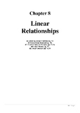 Mathematics Standard Linear Relationships Booklet