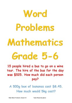 math word problems grade 5