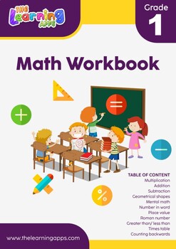 Preview of Mathematics Workbook for Grade 1 Under 6 Year Old Kids - TLA