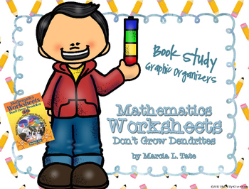 mathematics worksheets don t grow dendrites book study by hub city classroom