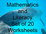 Mathematics and Literacy  30 Worksheets