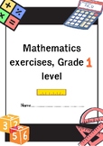 Mathematics exercises, Grade 1 level