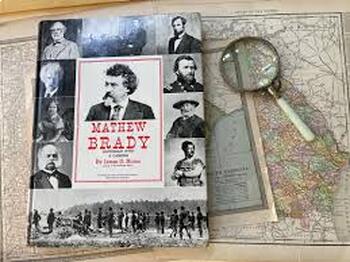 Preview of Mathew Brady Photography History Article & Worksheet + Video & Worksheet!