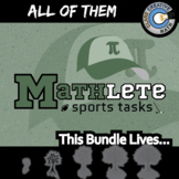 Mathlete Sports Tasks - ALL OF THEM - Gr 3-12 - Printable 