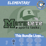 Mathlete Sports Tasks - ELEMENTARY Printable & Digital Activities
