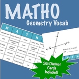 Matho - Introduction to Geometry Vocabulary