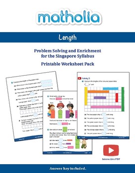 Preview of Matholia Problem Solving and Enrichment Year 1 - Length