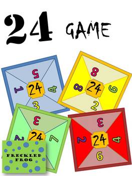 Preview of Make 24 Maths Game