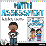 Maths Assessment Folder Cover FREE