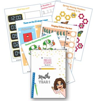 Preview of Maths Booklet Year 1 (and Early Years)