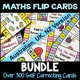 Maths Clip Card Bundle Australian, UK, NZ Edition: Over 30