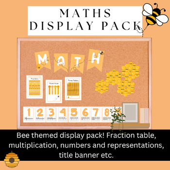 Preview of Maths Display Pack - Bee Theme!