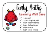 Maths Early Years Monster  Learning Wall Base