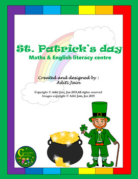 Preview of Maths & English -NO PREP St. Patrick's day-Colored