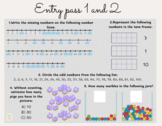 Maths Entry and Exit Quizzes Grade 1/2 Cambridge Framework/NC