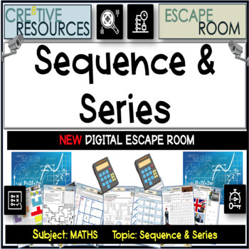 Preview of Maths Escape Room - Sequences and Series