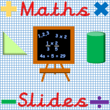 Preview of Maths Whiteboard Teaching Slides (Fractions, Place Value, Algebra and much more)