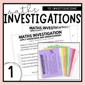 Preview of Maths Investigations 1st Edition