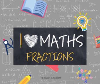 Preview of Maths Mentals Fractions Practice Workbook