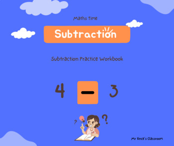 Preview of Maths Mentals Subtraction practice workbook