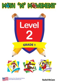 Preview of Physical Education Math Games & Lessons - Year 1 / Level 2 Bundle (USA)