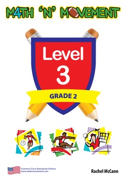 Preview of Physical Education Math Games & Lessons - Year 2 / Level 3 Bundle (USA)