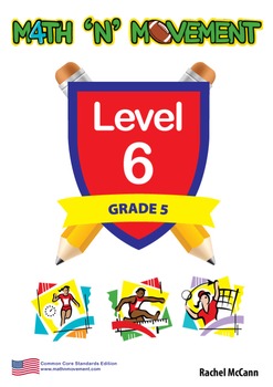 Preview of Physical Education Math Games & Lessons - Year 5 / Level 6 Bundle (USA)