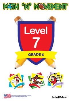 Preview of Physical Education Math Games & Lessons - Year 6 / Level 7 Bundle (USA)