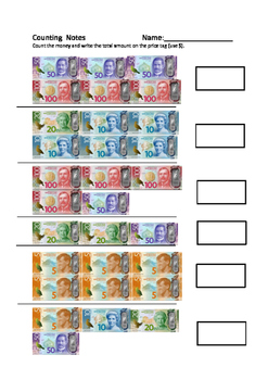 maths nz money adding by miss kiwi teachers pay teachers