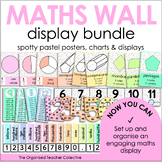 Maths Posters and Displays BUNDLE | Spotty Pastels Rainbow Classroom Decor