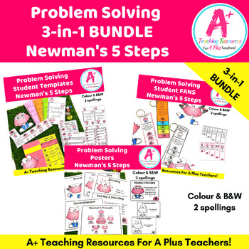 Preview of Maths Problem Solving Strategies BUNDLE {Newman's Prompts}