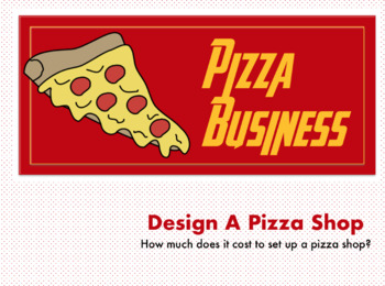 Preview of Pizza Business Math Project