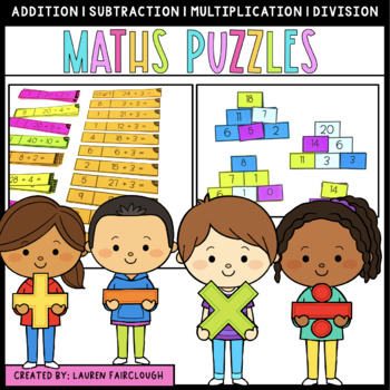 Preview of Maths Puzzle Bundle