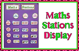 Maths Stations - Headings For Display