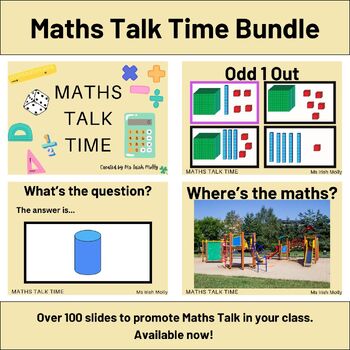 Preview of Maths Talk Time Bundle - Updated!