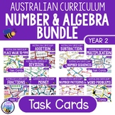 Maths Task Cards Bundle Australian Curriculum Year 2
