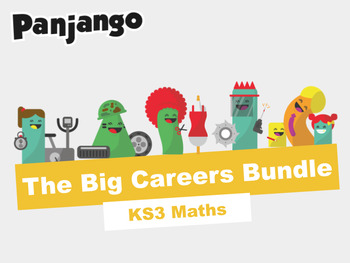 Preview of Maths - The Big Careers Bundle - 6 PowerPoint Challenge Resources