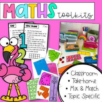 Preview of Maths Toolkits | Printable | Classroom & Distance Learning Friendly |