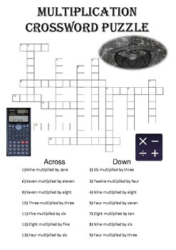 math crossword teaching resources teachers pay teachers