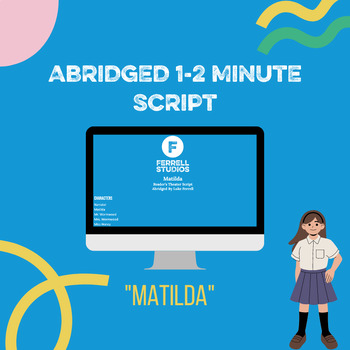 Preview of Matilda Abridged Reader's Theater Script