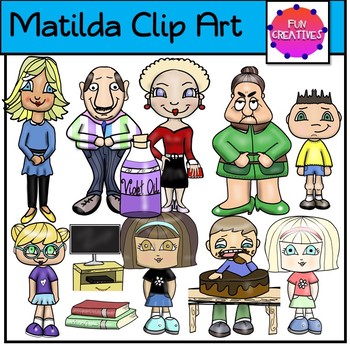 Matilda Clip Art by Fun Creatives | TPT