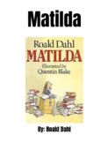 Matilda Modified Novel Unit for Special Education