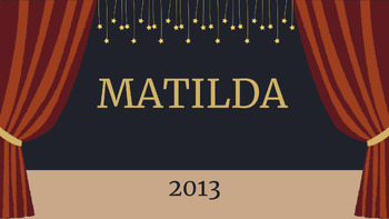 Preview of Matilda Musical Mini-Lesson