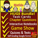 Matilda Novel Study Unit Questions by Chapter, Activities,