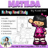 Matilda Novel & Book Study Doc Hub & Kami Compatible and PDF