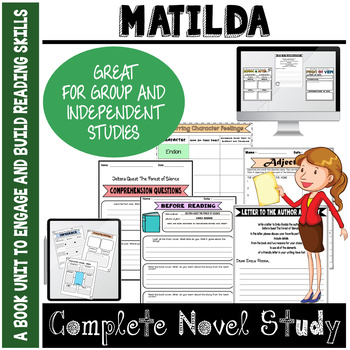 Matilda by ROALD DAHL, Study Guide by Olga Montee