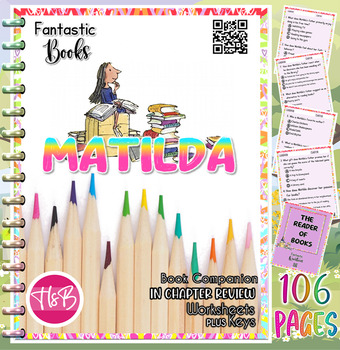 Preview of Workbook For Matilda | Reading Journey into Roald Dahl's Enchanting World |
